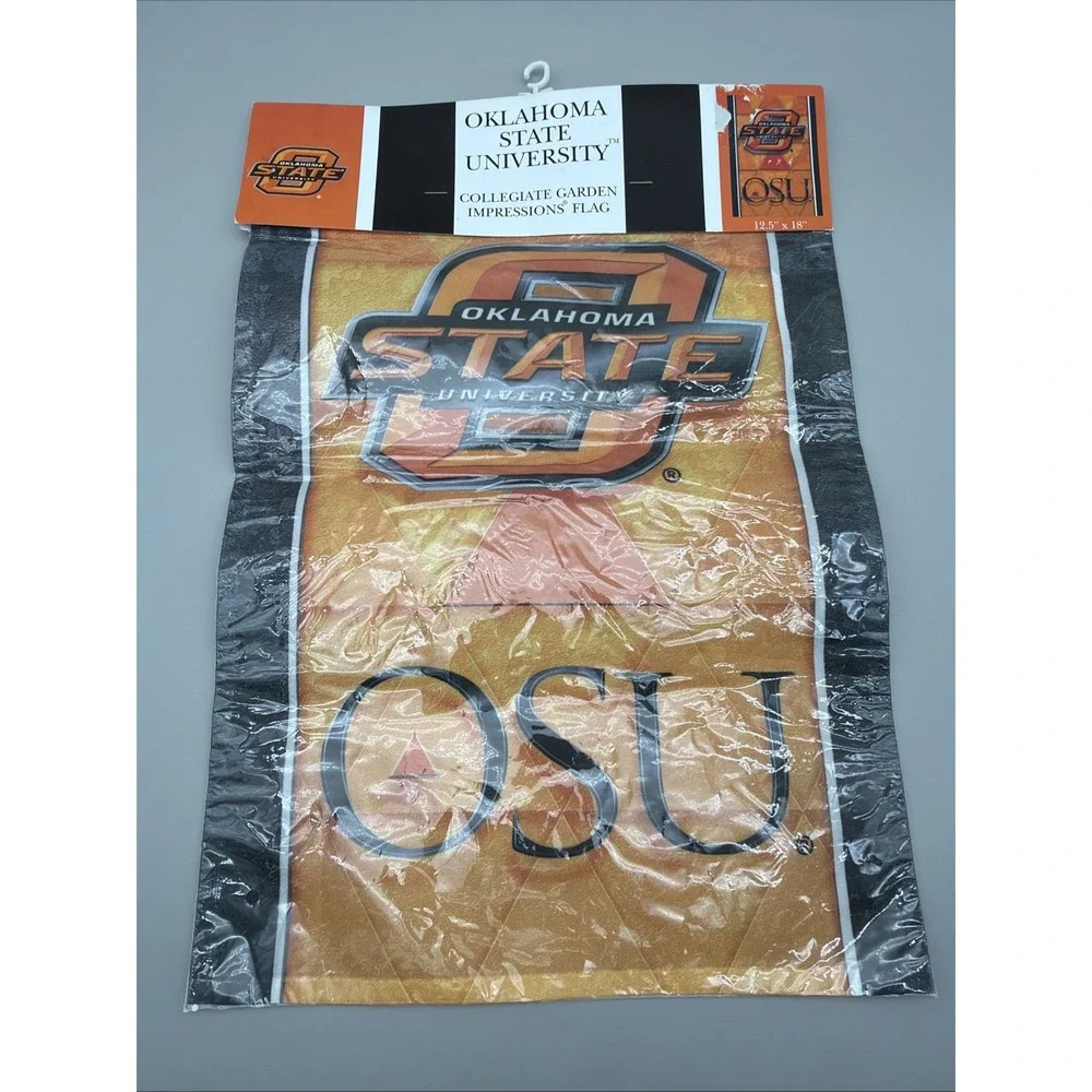 NCAA Oklahoma St Cowboys Collegiate Garden Flag 12.5
